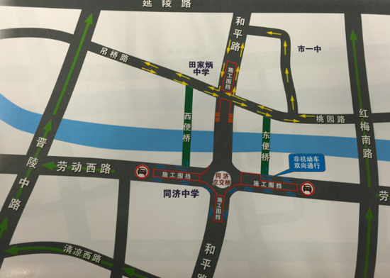 常州同济桥改造进入第三阶段_频道-常州