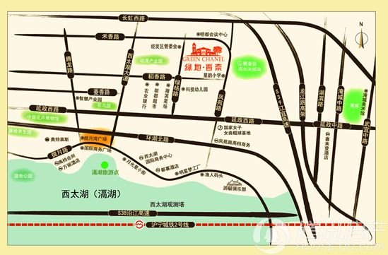 别墅香奈总价百万住绿地不再是梦古龙v别墅公园别墅图片