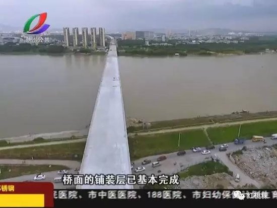 潮州如意大桥目前正加快进度 预计8月底前建成