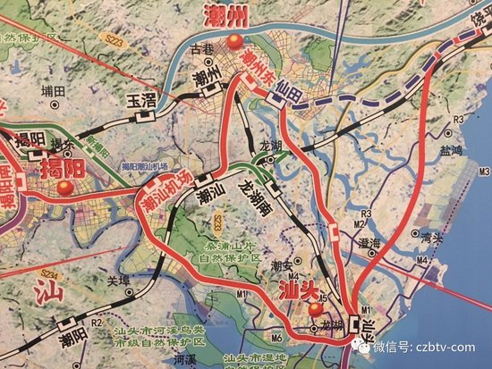 粤东城际铁路网将打造汕潮揭地区半小时通勤