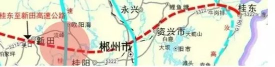 其中永郴铁路,起于永州市零陵区,途径新田,桂阳,止于郴州,全长约190