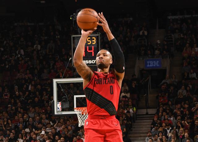 当德罗赞学会运球三分!利拉德:更难防了_NBA