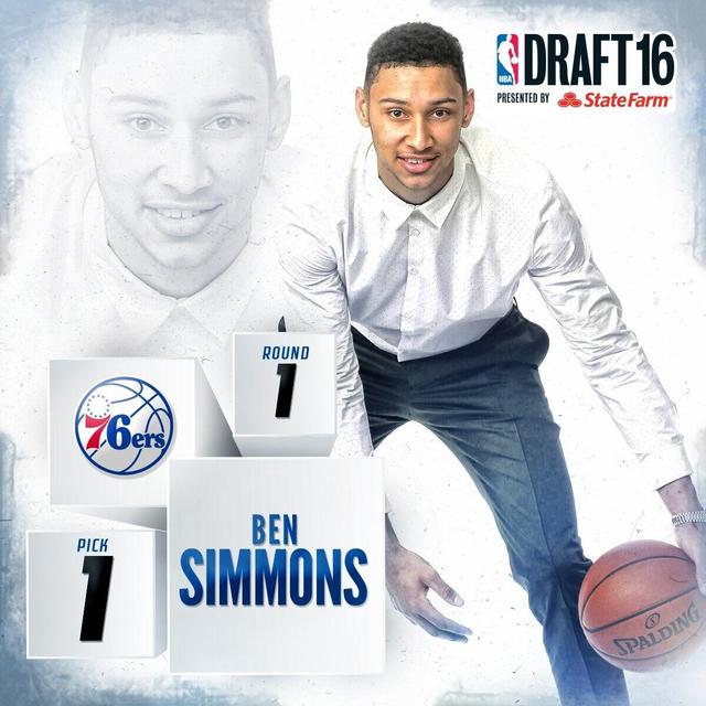2016年NBA选秀：西蒙斯当选状元