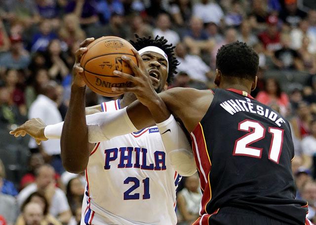 让白边两分钟三犯 恩比德超强杀伤徒呼奈何 -