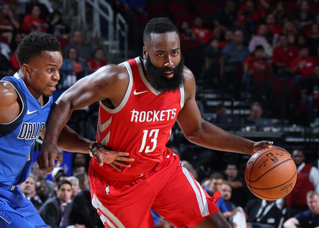 哈登29分周琦首秀3板1帽 火箭主场大胜小牛