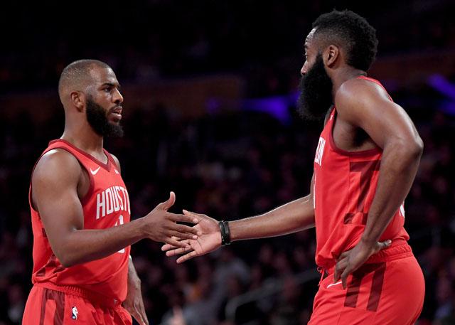 球队实力榜:火箭紧追雄鹿 勇士跌出三甲