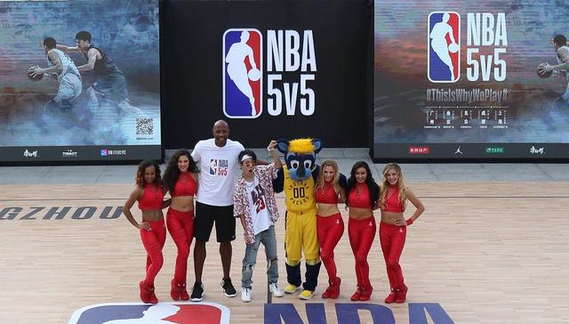 2018NBA 5v5首战开打 阿朗佐-莫宁 Tizzy T现身