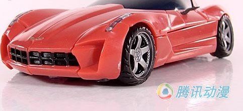 变形金刚超酷红色跑车模型欣赏_0811拼装模型