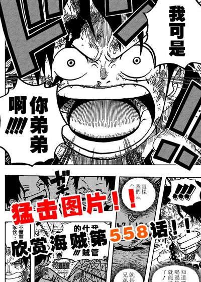  海贼王 精彩 漫画 连载第 558 话-弟弟_0056论坛漫