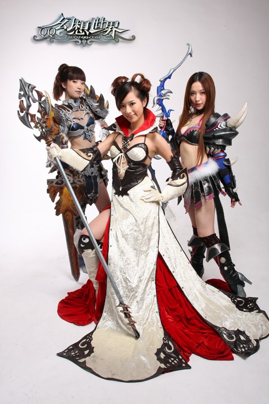 (转) QQ<em>幻想世界美女</em>coser惊艳嘉年华_冰封仙