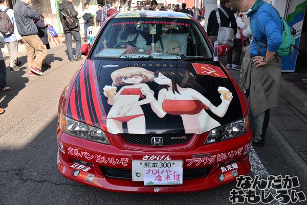 厉害了我的车！《少女与战车》鮟鱇祭大量战车痛车齐亮相