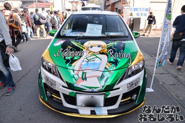 厉害了我的车！《少女与战车》鮟鱇祭大量战车痛车齐亮相