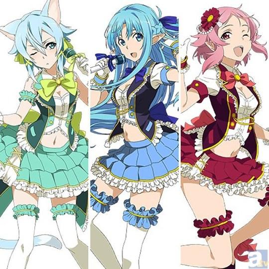 各领风SAO！《刀剑神域》女主角化身偶像