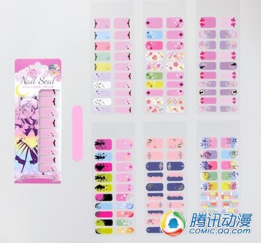  万代推出《美少女战士》美甲贴纸