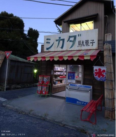跟1元硬幣比比看！ 日本最牛場景師制污點心零食店