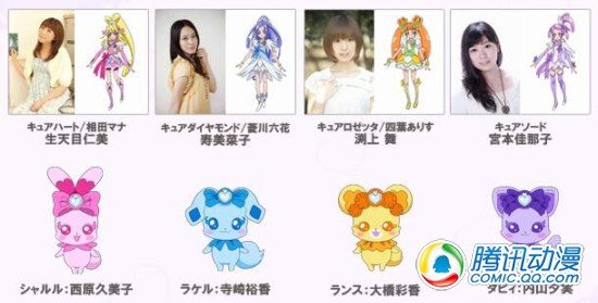 《心跳!<em>光之美少女</em>》声优阵容发表_动漫_腾讯