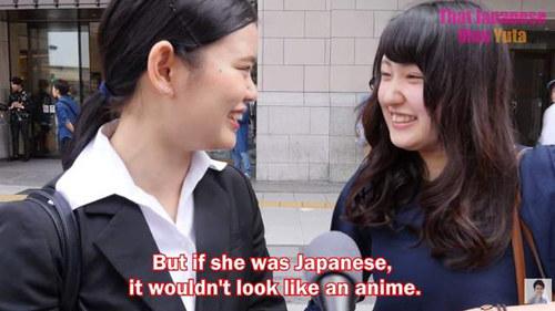 街头采访日本人对白人素子的看法:并不是很ca