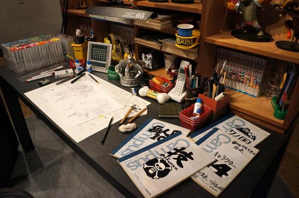 《航海王》尾田荣一郎工作台曝光 网友赞霸气