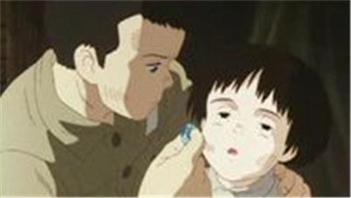 在网上流传的《萤火虫之墓》中的经典台词"节子,那不是水果糖,是弹珠