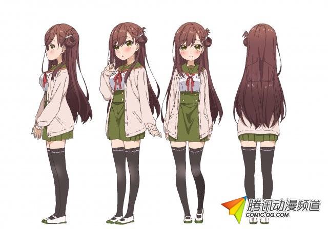 夏季新番《学园孤岛》曝主要角色人设图