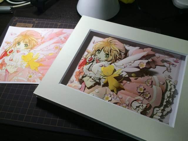 《魔卡少女樱》百看不厌 网友制作立体小樱