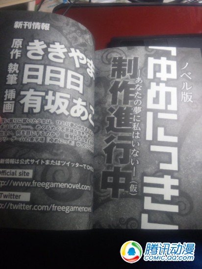 经典游戏《梦日记》将会创作小说