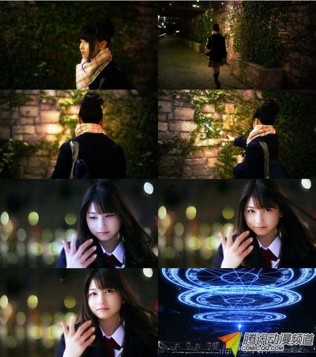 雨宫天接拍广告 饰演中二魔法少女