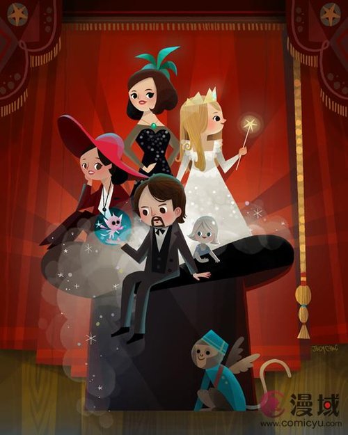  电影《魔境仙踪》发布卡通版海报
