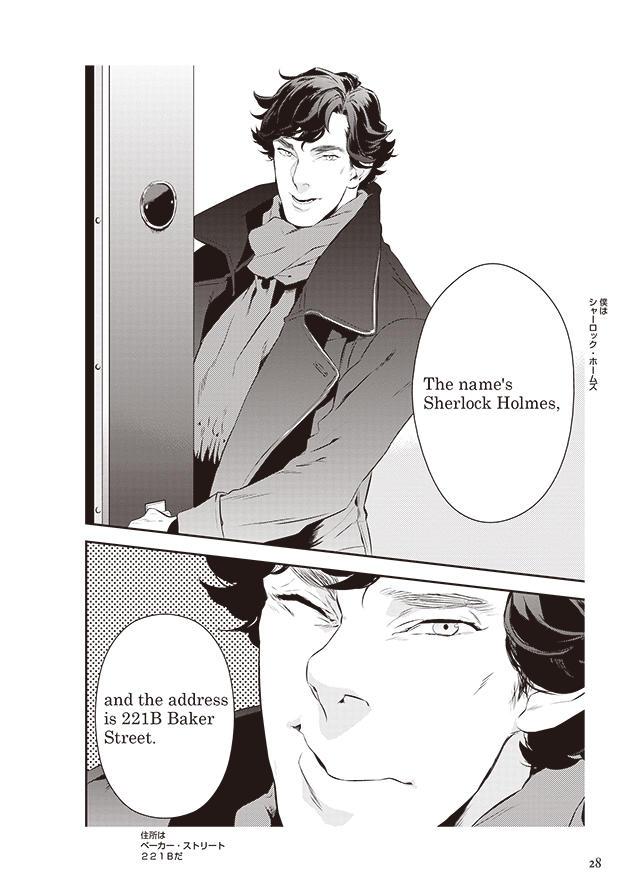 超还原《神探夏洛克》日英对照漫画版发售