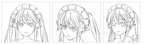 《萌萌侵略者》公开主要角色线稿