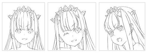 《萌萌侵略者》公开主要角色线稿