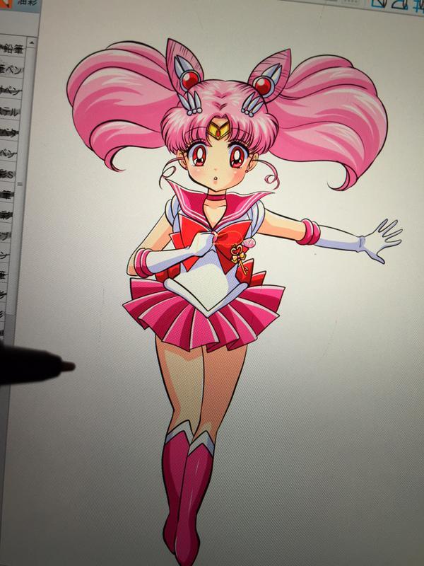 大触给跪!<em>中川翔子</em>画《<em>美少女战士</em>》_动漫_腾