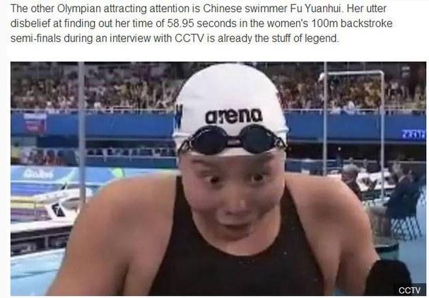 傅园慧携洪荒之力全球圈粉 海外网友翻译洪荒之力引热议