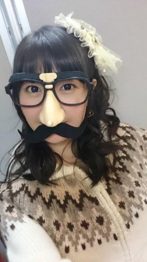 竹达彩奈戴大鼻子眼镜 推特网民大呼可爱