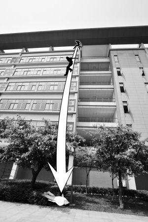 23岁大4 男生 清晨 7楼跳下  曾有人谣传他患性病