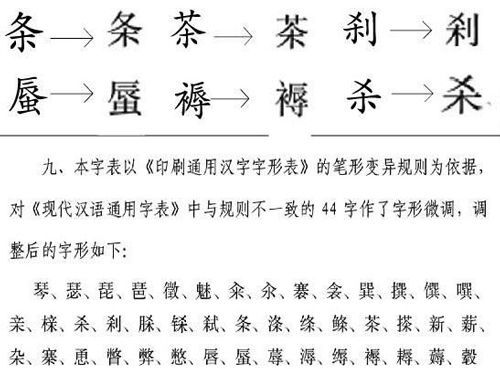教育部官员称:44个汉字微调不会影响生活(图)