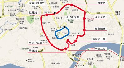 重庆市江北区规划图