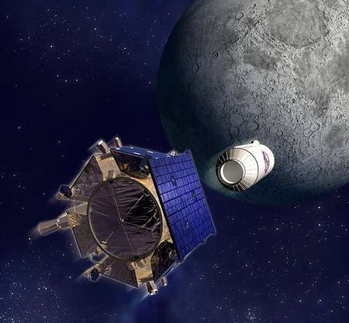 美国火箭卫星今日连续撞月 探测月球是否有水