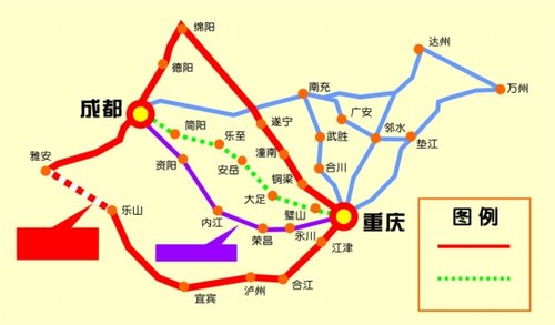 成渝高速最后一段年底动工 2012年通车_新闻