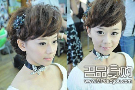 理由:短发的新娘接上了长波浪