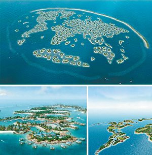 迪拜世界岛下沉 中国人15亿投资打水漂