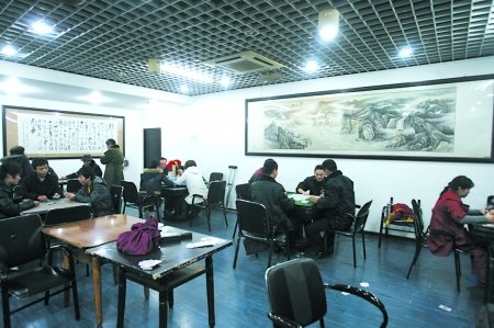 棋牌室的内部设施