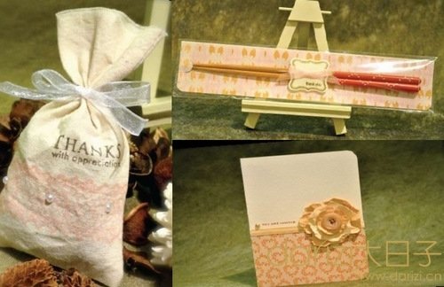 自己动手diy 制作请柬和回礼图片