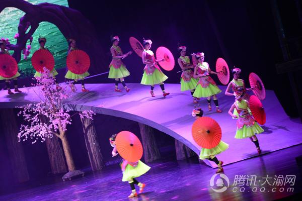 歌舞诗剧《濯水谣》重庆大剧院上演 展现黔江历史文化