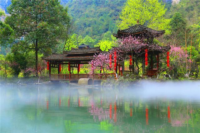 酉阳桃花源-陶渊明笔下的“世外桃源” _大渝网_腾讯网