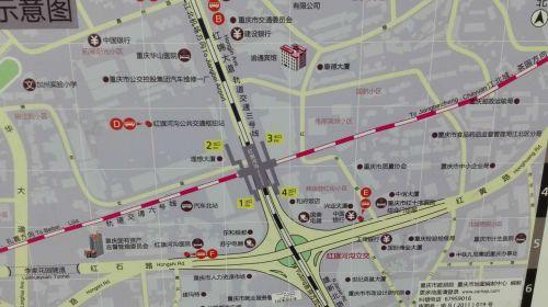 红旗河沟轻轨站过路要收费 网友质疑