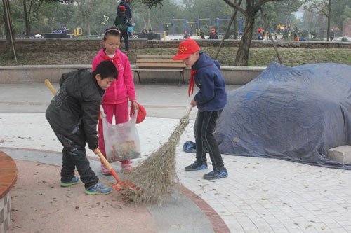 大竹林街道学雷锋活动月启动