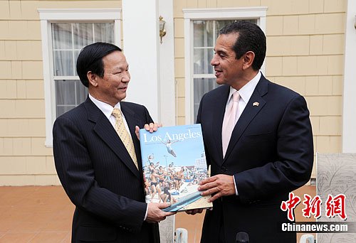 洛杉矶市长将访问中国中西部最大城市重庆[图