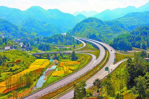 渝湘高速公路重庆段、渝宜高速重庆段通车了