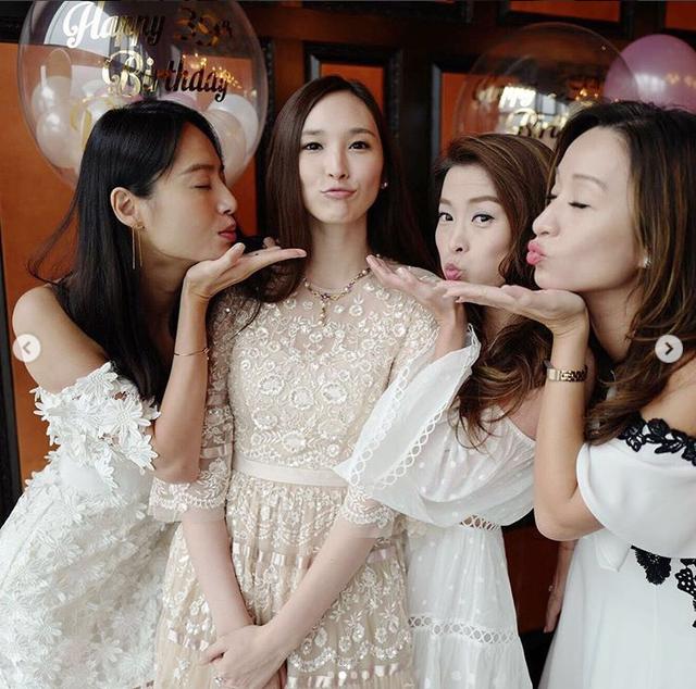 吴佩慈40岁生日开派对庆祝 闺蜜分享合照超美丽